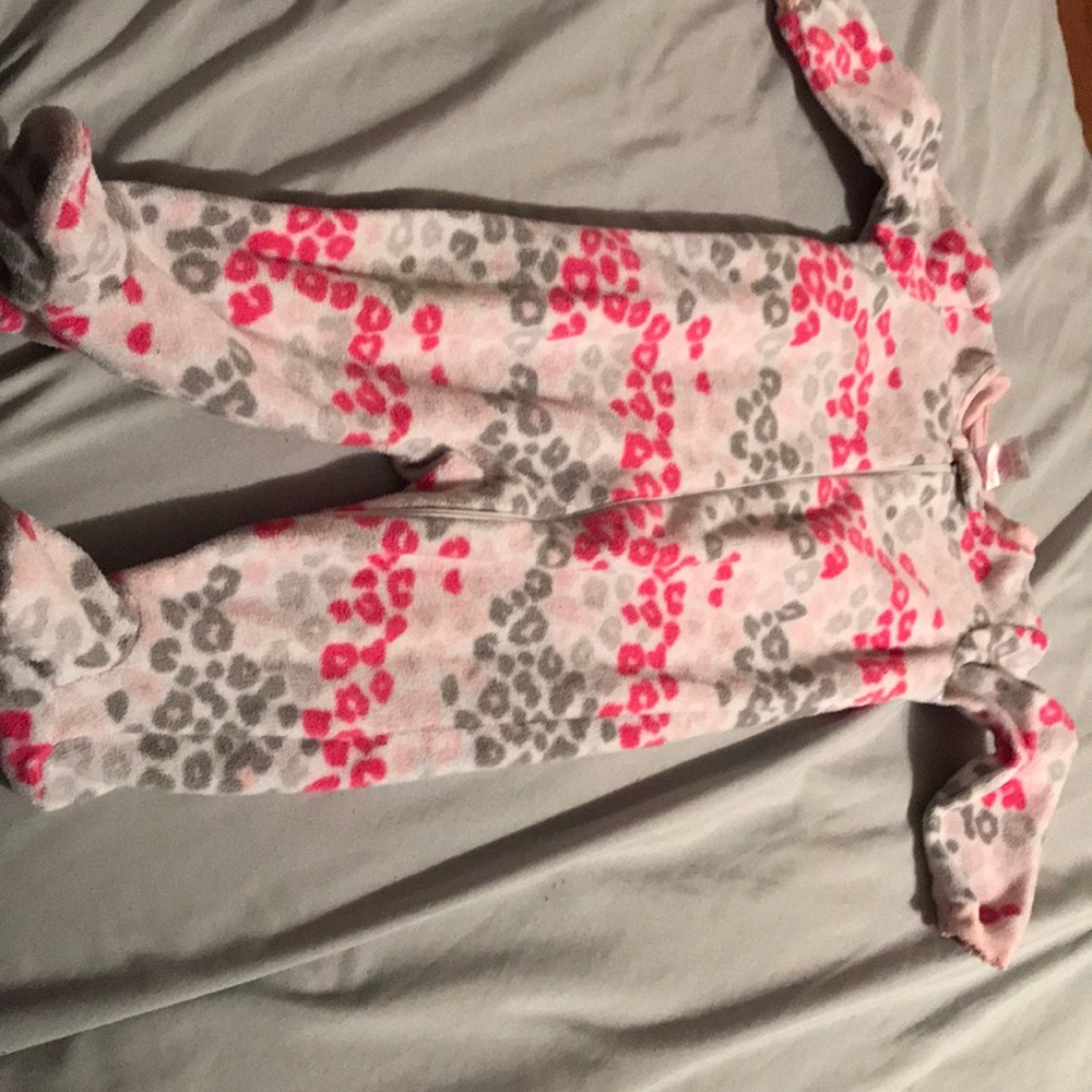 Babygirl fleece sleeper